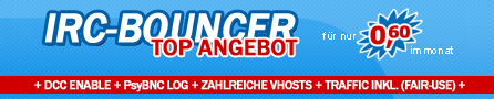 IRC-Bouncer von Shellfire für 0,60 Euro pro Monat – jetzt bestellen