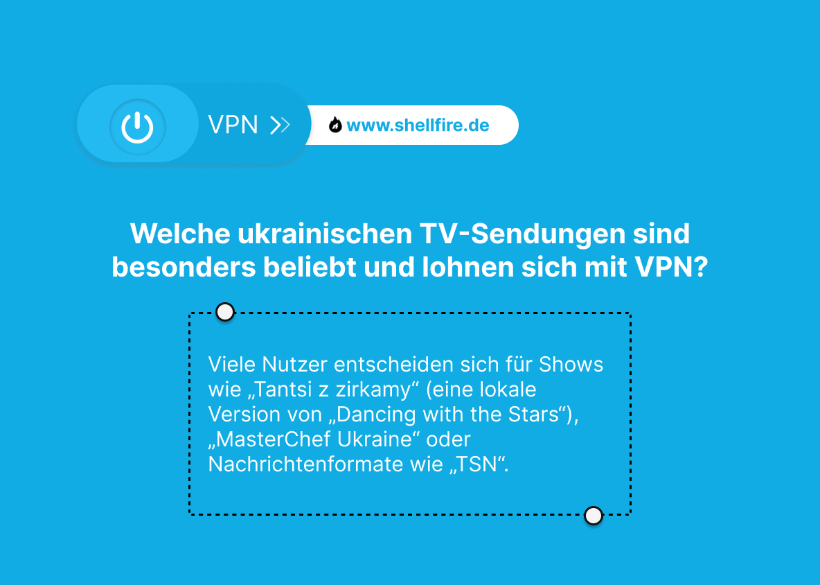 Welche ukrainischen TV-Sendungen sind besonders beliebt und lohnen sich mit VPN?